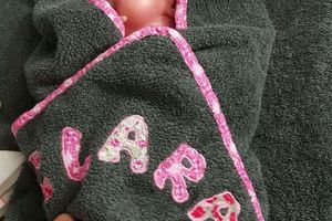 Notre petite Vénus à nous vient de sortir de son bain ! je ne résiste pas à