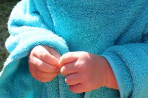 Cape de bain enfant