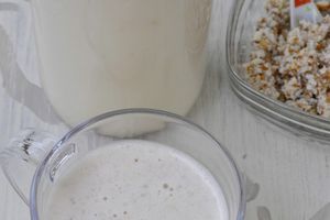 Lait végétal {amandes}