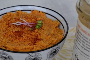 Tartinade de carottes à l'okara d'amande