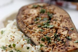 Aubergines à la sauce soja et au miso (cuites dans le Micro Vap' Tupperware)