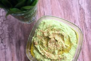 Houmous à l'ail des ours