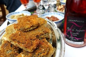 Tofu mariné et algue nori pané, façon "poisson pané vegan"