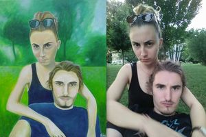 Christal et Thomas, portrait
