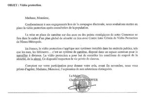 Enquête Vidéo Protection