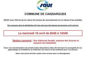 Information de la SAUR