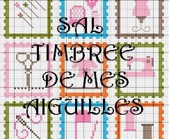 Sal Timbrée de mes aiguilles - ma finition et mon anniblog