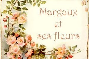 Margaux et ses fleurs.... du Sud !