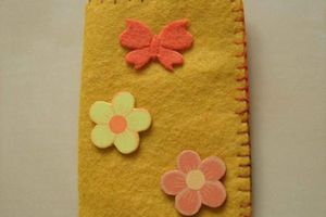Un porte-cartes en feutrine pour Catherine