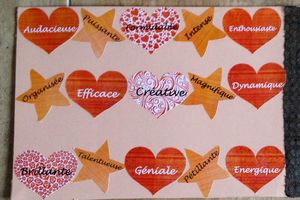 DIY tableau de mot doux
