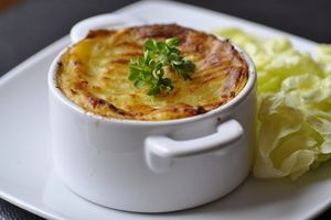 Parmentier de canard confit