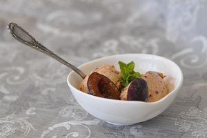 Glace à la quetsche au thermomix
