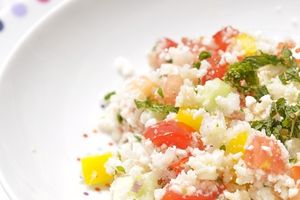 Taboulé de chou-fleur (thermomix ou non)