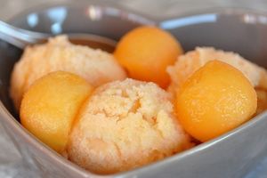 Sorbet au melon au thermomix