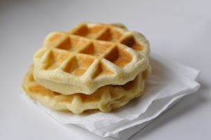 Gaufres salées comme des gaufres de Liege fourrées au fromage (thermomix ou non)