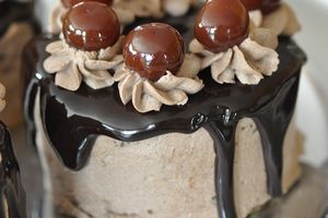 Mini layer cakes au chocolat