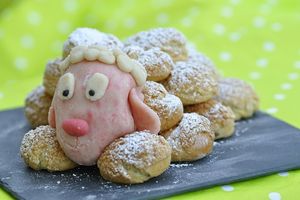 Petit mouton en pâte à choux (thermomix ou non)