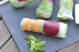 Rouleaux de printemps végétariens