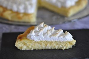 Tarte au citron mascarpone meringuée