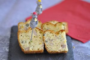 Cake salé thon maïs et câpres