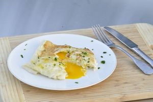 Brick poireau, oeuf coulant