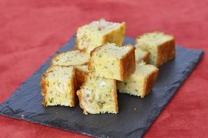 Cake salé courgette fromage de chèvre