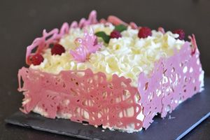Framboisier chantilly au mascarpone