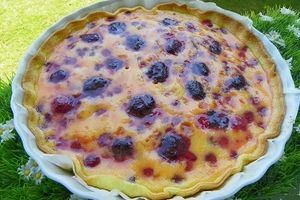 ESCAPADE EN CUISINE DE JUIN : LA TARTE AUX FRUITS DES BOIS (thermomix)