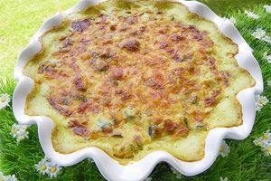 GRATIN DE COURGETTES AU BASILIC (thermomix)