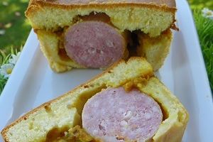 SAUCISSON BRIOCHE DE TOUMI (thermomix)