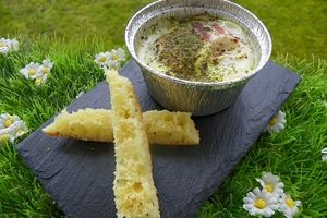 OEUFS COCOTTES CHIFFONNADE ET OIGNONS (thermomix)