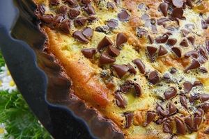 CLAFOUTIS POIRES ET CHOCOLAT (thermomix)