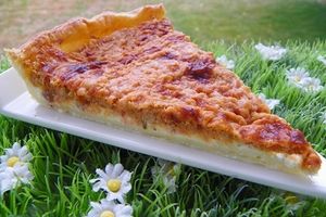 TARTE THON TOMATE AIL ET FINES HERBES (thermomix)