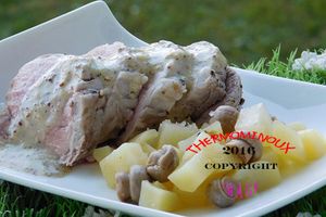 FILET MIGNON DE PORC SAUCE MOUTARDE (thermomix)