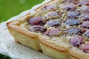 CLAFOUTIS AUX CERISES ET LAIT D'AMANDE (thermomix)