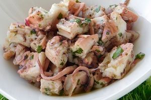 SALADE DE TENTACULES DE CALAMAR (cookéo)