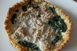 Tartelettes au thon et aux épinards