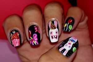 Nail art Anniversaire