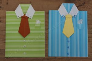 Cartes chemise - cravate