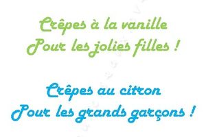 Crêpes à la vanille