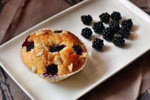Muffins aux mûres
