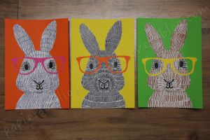 Lapin à lunettes