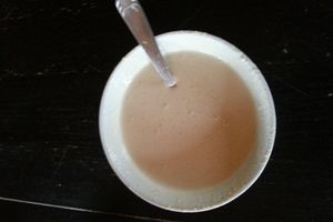 Sauce au sésame, ail cru et citron!