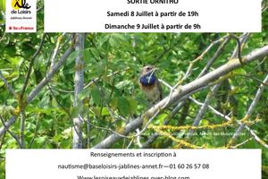 Prochaine sortie le Samedi 8 juillet Dimanche 9 Juillet