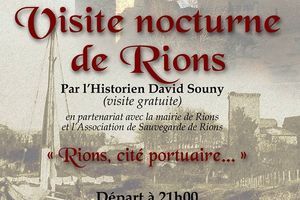 Visite nocturne de RIONS