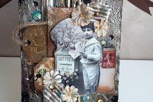 Vintage Tag Mixed Media Video Tutorial