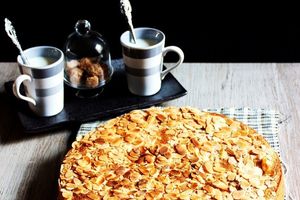 Gâteau nuage Amandes et abricot