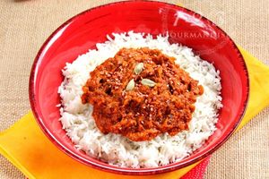Poulet Makhani et riz basmati