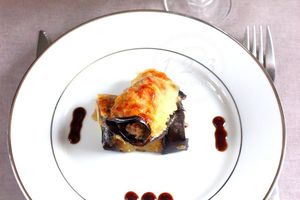 Cannellonis d'aubergines