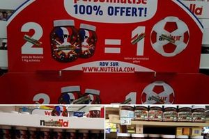 Acheter son autocollant anti-huile de palme {guerilla supermarché-nutella}